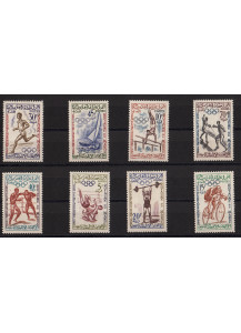 MAROCCO 1960  francobolli serie completa nuova Yvert Tellier Olimpiadi Roma 413-20